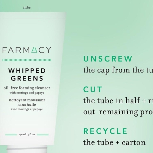 Farmacy Whipped Greens Cleanser - Mint Green - Picture 2 of 4